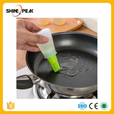 High Quality Portable Flapjack Barbecue Oil Brushes Silicone Baking Kitchen Oil Brush High Temperature 2017