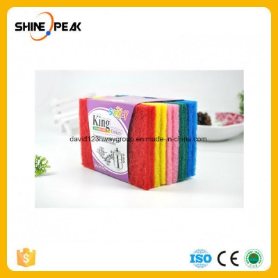 Hot Bamboo Fiber Scouring Pads for Dishes with Free Sample