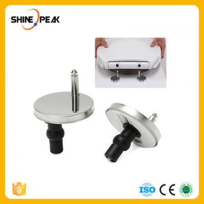 2PCS Stainless Steel Toilet Hinges Top Fix Toilet Seat Hinge Fittings Quick Release Hinges for Bathroom Hardware Toilet Tools